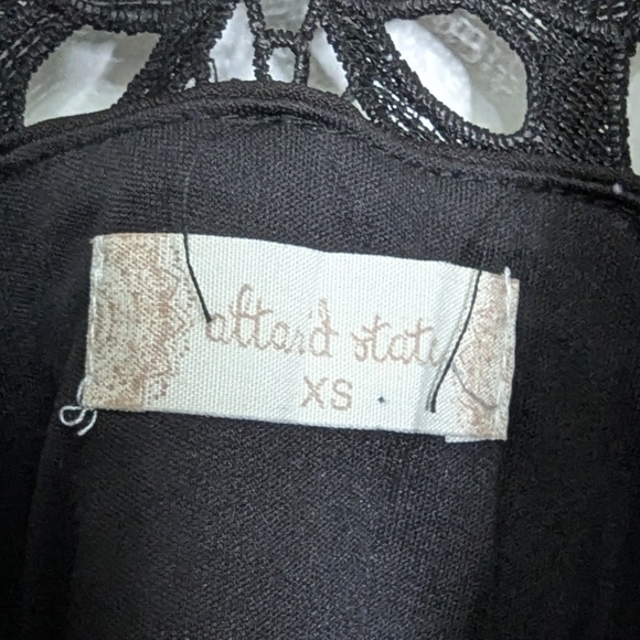 Altard State Dress XS Black Butterfly Back Cutout Sleeveless - Picture 5 of 8